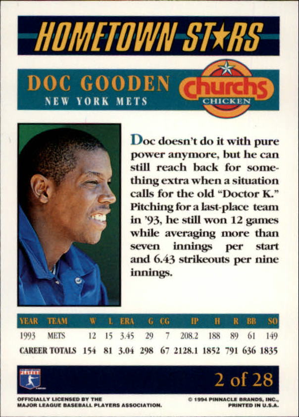 B0467- 1994 Church's Assorted Baseball Cards -You Pick- 15+ FREE US SHIP - Picture 5 of 79