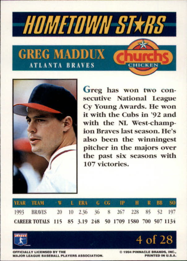 B0467- 1994 Church's Assorted Baseball Cards -You Pick- 15+ FREE US SHIP - Picture 9 of 79