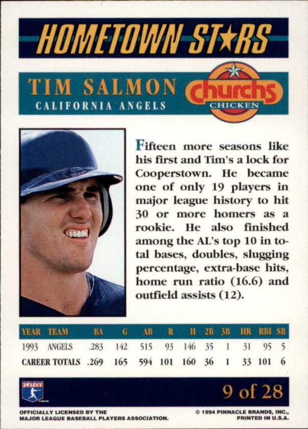 B0467- 1994 Church's Assorted Baseball Cards -You Pick- 15+ FREE US SHIP - Picture 17 of 79