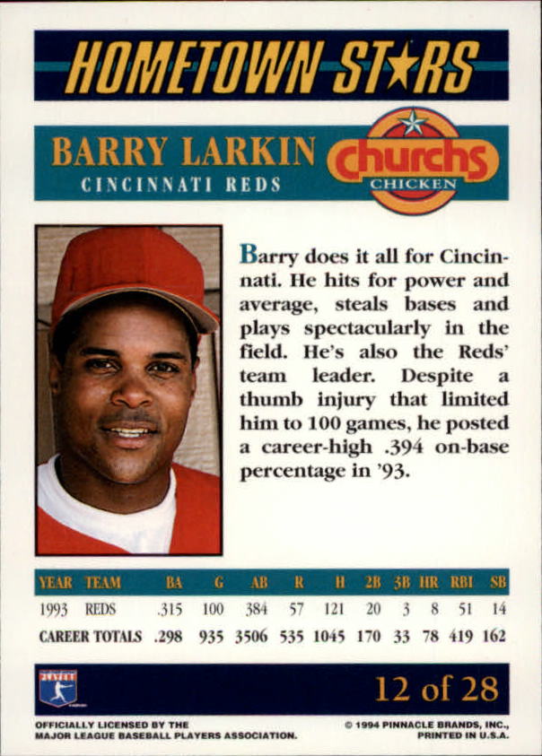 B0467- 1994 Church's Assorted Baseball Cards -You Pick- 15+ FREE US SHIP - Picture 23 of 79