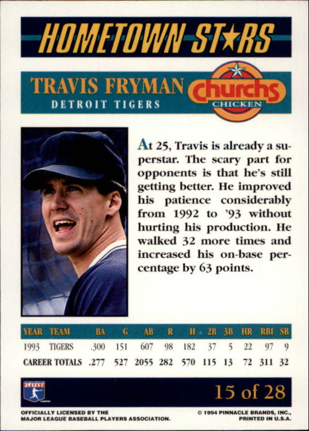 B0467- 1994 Church's Assorted Baseball Cards -You Pick- 15+ FREE US SHIP - Picture 29 of 79