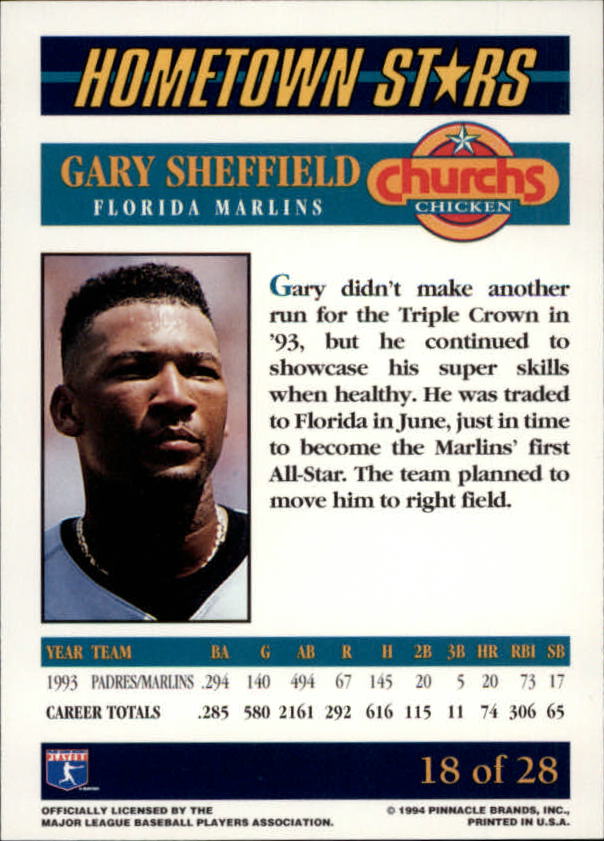 B0467- 1994 Church's Assorted Baseball Cards -You Pick- 15+ FREE US SHIP - Picture 33 of 79