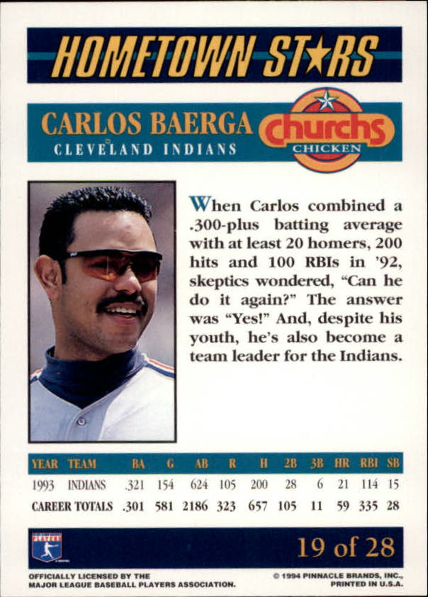 B0467- 1994 Church's Assorted Baseball Cards -You Pick- 15+ FREE US SHIP - Picture 35 of 79