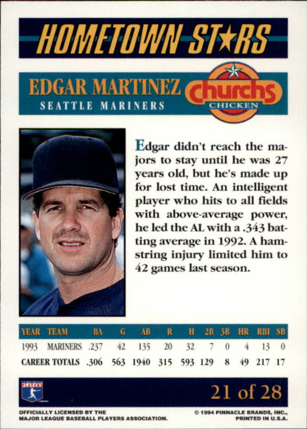 B0467- 1994 Church's Assorted Baseball Cards -You Pick- 15+ FREE US SHIP - Picture 39 of 79