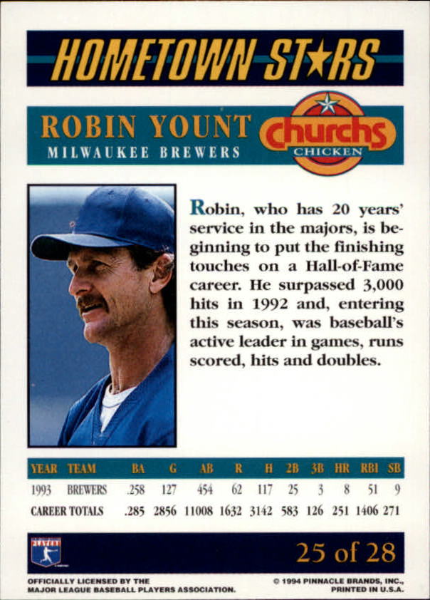 B0467- 1994 Church's Assorted Baseball Cards -You Pick- 15+ FREE US SHIP - Picture 47 of 79