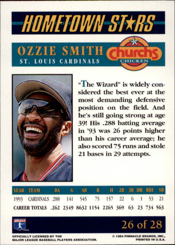 B0467- 1994 Church's Assorted Baseball Cards -You Pick- 15+ FREE US SHIP - Picture 49 of 79