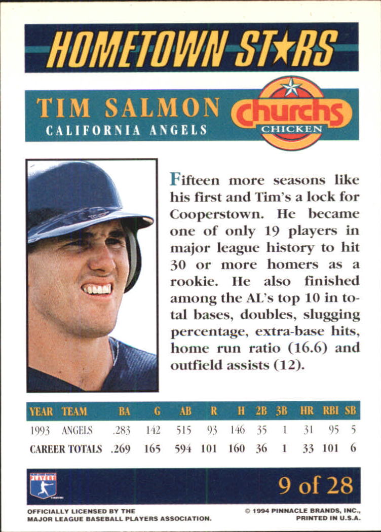 B0467- 1994 Church's Assorted Baseball Cards -You Pick- 15+ FREE US SHIP - Picture 61 of 79