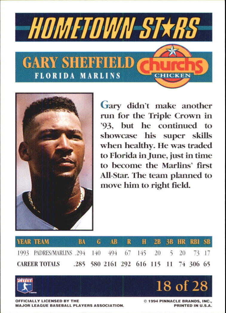 B0467- 1994 Church's Assorted Baseball Cards -You Pick- 15+ FREE US SHIP - Picture 73 of 79