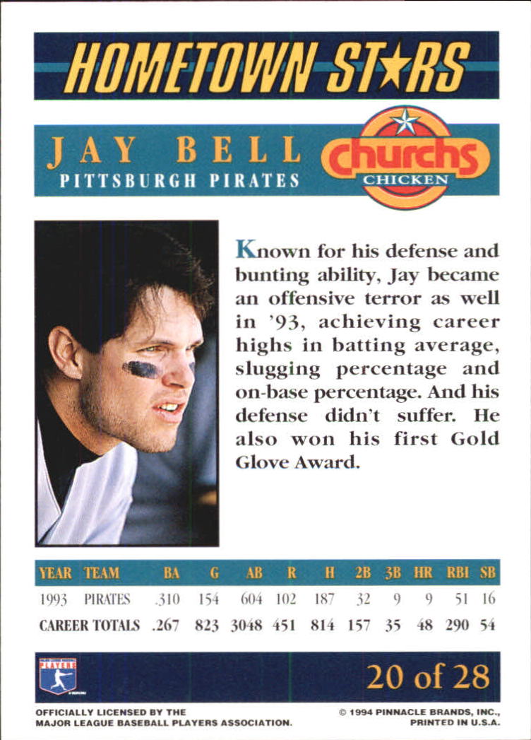 B0467- 1994 Church's Assorted Baseball Cards -You Pick- 15+ FREE US SHIP - Picture 75 of 79