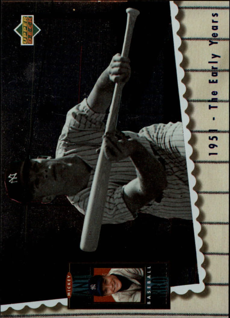 1994 Upper Deck Mantle Heroes #64 Mickey Mantle/1951 The Early Years