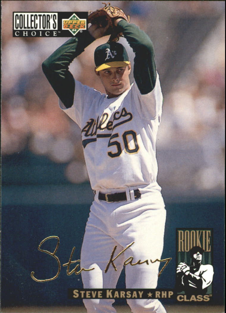 1994 Collector's Choice Gold Signature #13 Steve Karsay