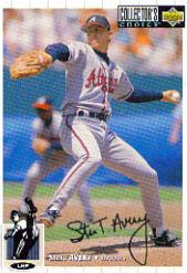 1994 Collector's Choice Silver Signature #44 Steve Avery