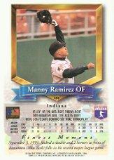 1994 Finest #430 Manny Ramirez FIN back image