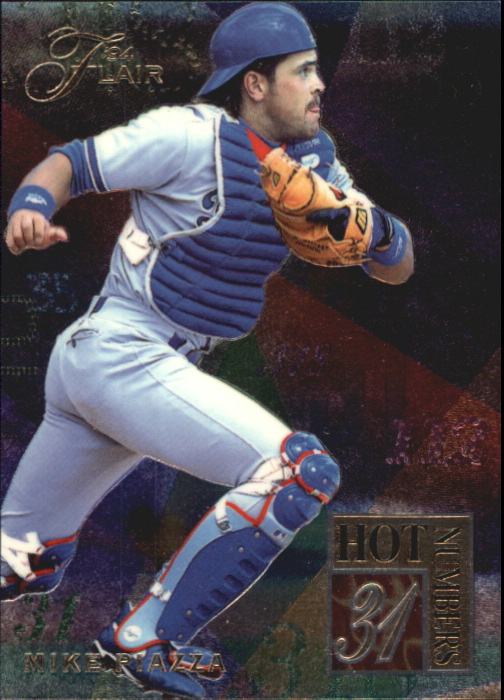 1994 Flair Hot Numbers #7 Mike Piazza
