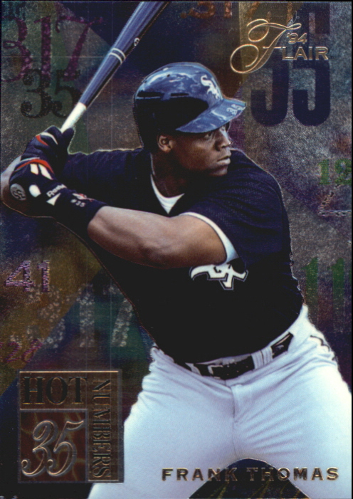 1994 Flair Hot Numbers #10 Frank Thomas