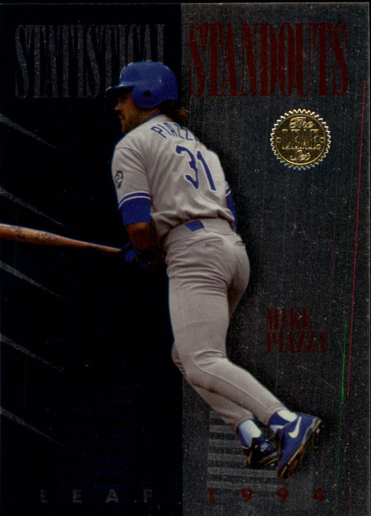1994 Leaf Statistical Standouts #4 Mike Piazza