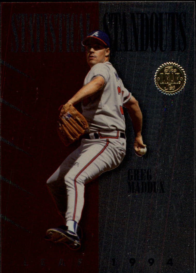 1994 Leaf Baseball "Statistical Standouts" Insert Cards - Picture 10 of 21