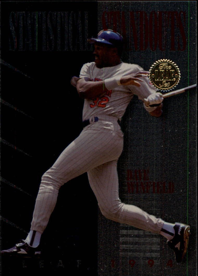 1994 Leaf Baseball "Statistical Standouts" Insert Cards - Picture 16 of 21