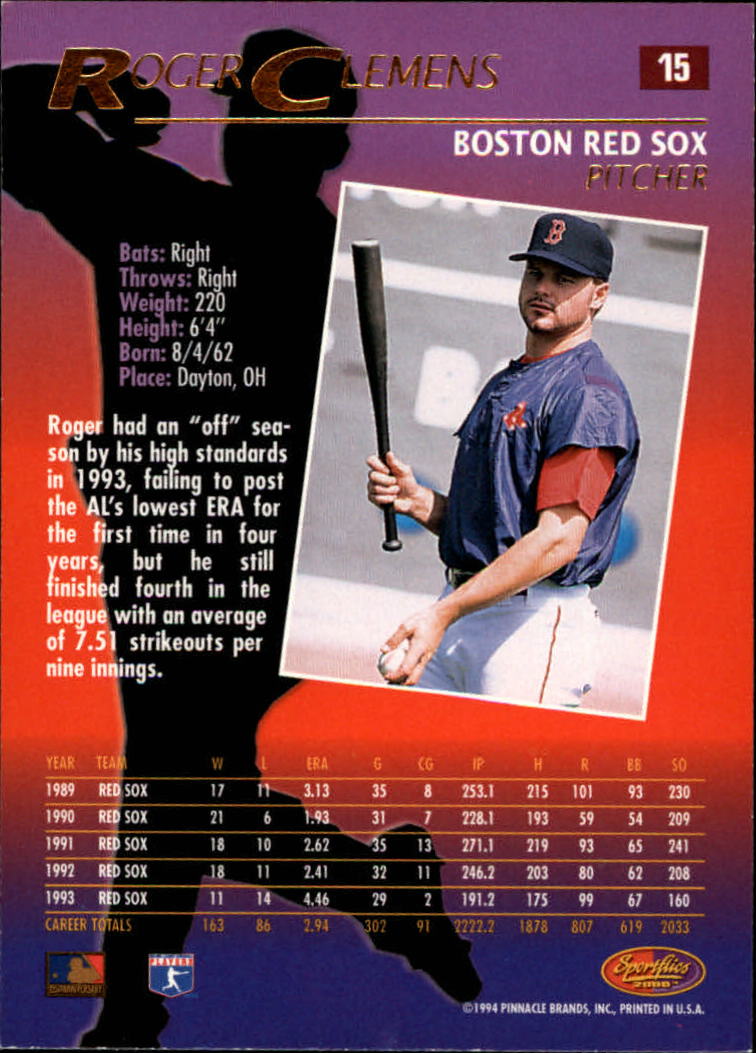 Roger Clemens cards (1987-2022) Red Sox Yankees Blue Jays Astros - You Choose - Picture 85 of 356