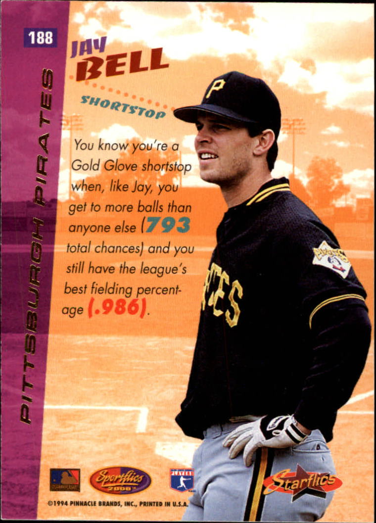  1992 Ultra #250 Jay Bell NM-MT Pittsburgh Pirates