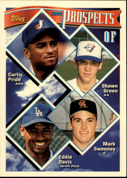 1994 Topps #237 Pride RC/Green/Sweeney RC