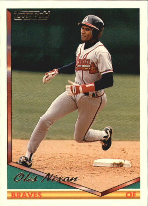 Otis Nixon - Braves #41 Donruss 1992 Baseball Trading Card