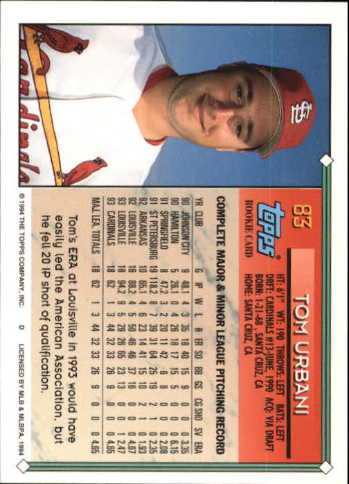 1994 Topps Gold Baseball Singles - You Choose - Picture 51 of 346