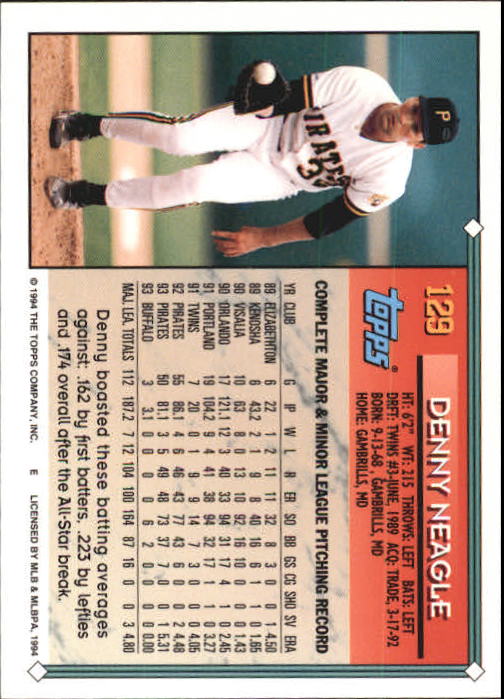 1994 Topps Gold Baseball Singles - You Choose - Picture 87 of 346