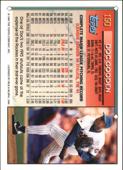 1994 Topps Gold Baseball Singles - You Choose - Picture 97 of 346