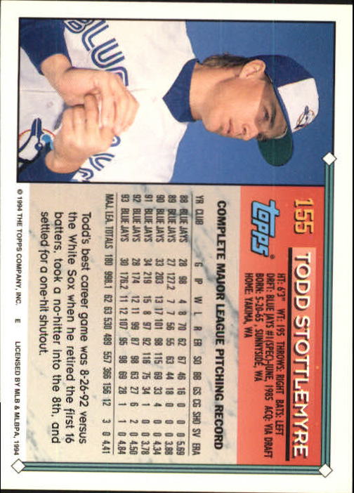 1994 Topps Gold Baseball Singles - You Choose - Picture 99 of 346