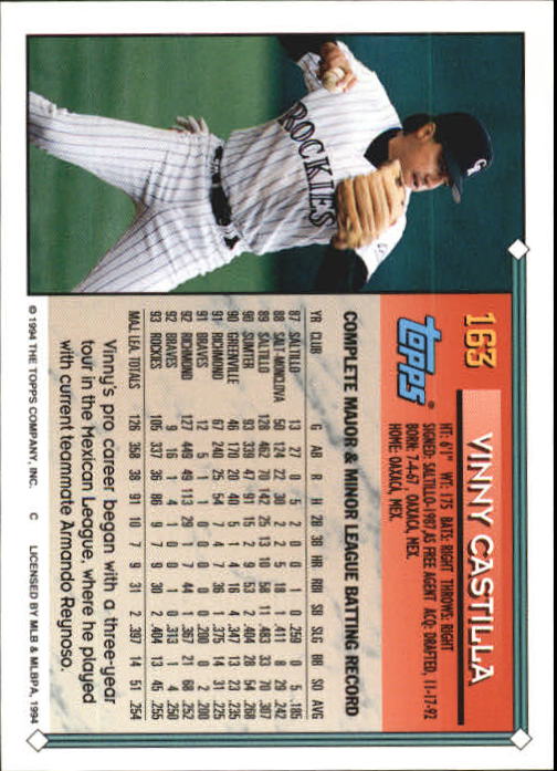 1994 Topps Gold Baseball Singles - You Choose - Picture 103 of 346