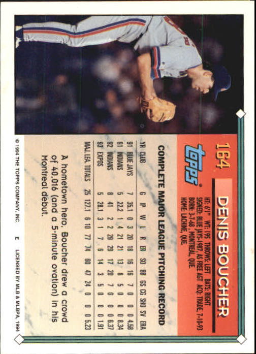 1994 Topps Gold Baseball Singles - You Choose - Picture 105 of 346