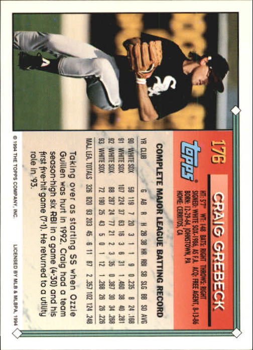 1994 Topps Gold Baseball Singles - You Choose - Picture 111 of 346