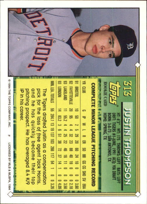 1994 Topps Gold Baseball Singles - You Choose - Picture 183 of 346
