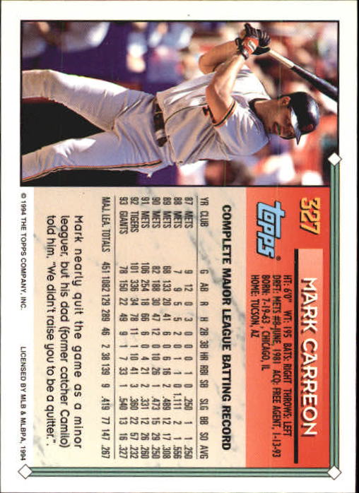 1994 Topps Gold Baseball Singles - You Choose - Picture 189 of 346
