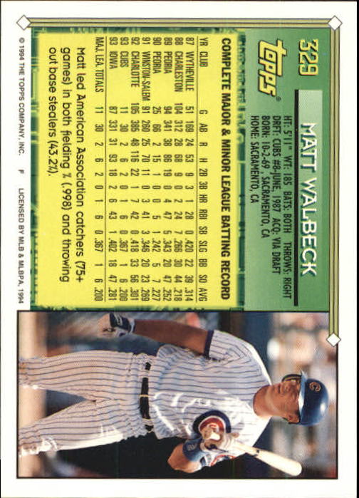 1994 Topps Gold Baseball Singles - You Choose - Picture 193 of 346
