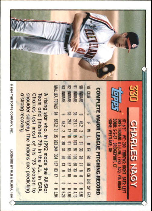 1994 Topps Gold Baseball Singles - You Choose - Picture 195 of 346