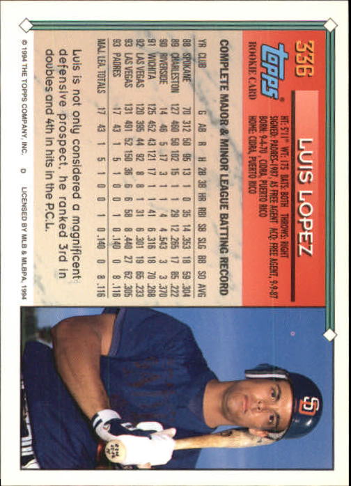 1994 Topps Gold Baseball Singles - You Choose - Picture 199 of 346