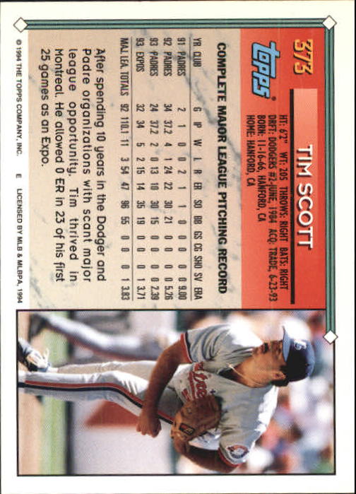 1994 Topps Gold Baseball Singles - You Choose - Picture 225 of 346
