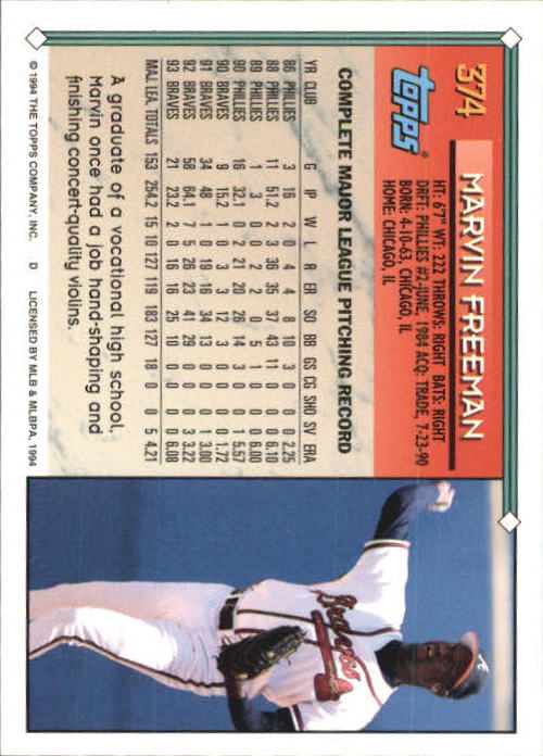 1994 Topps Gold Baseball Singles - You Choose - Picture 227 of 346