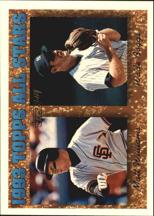 1994 Topps Gold #386 W.Boggs/M.Williams AS