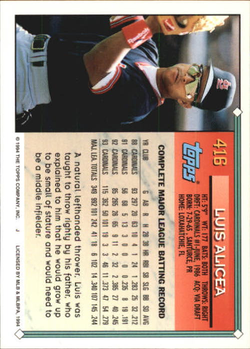 1994 Topps Gold Baseball Singles - You Choose - Picture 245 of 346