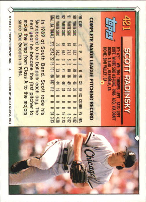 1994 Topps Gold Baseball Singles - You Choose - Picture 247 of 346