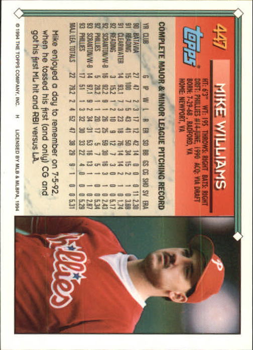 1994 Topps Gold Baseball Singles - You Choose - Picture 253 of 346
