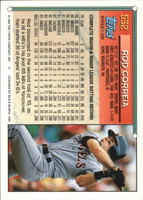 1994 Topps Gold Baseball Singles - You Choose - Picture 275 of 346