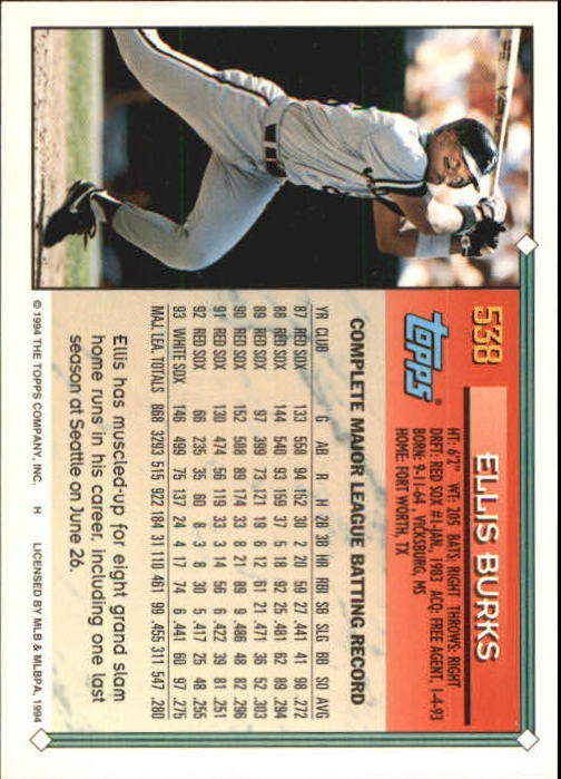 1994 Topps Gold Baseball Singles - You Choose - Picture 279 of 346