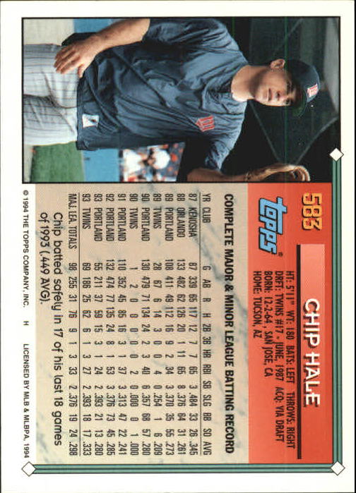 1994 Topps Gold Baseball Singles - You Choose - Picture 293 of 346
