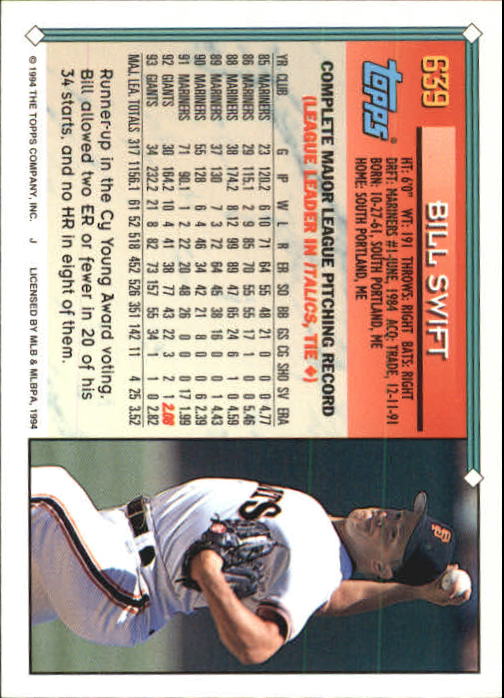 1994 Topps Gold Baseball Singles - You Choose - Picture 304 of 346