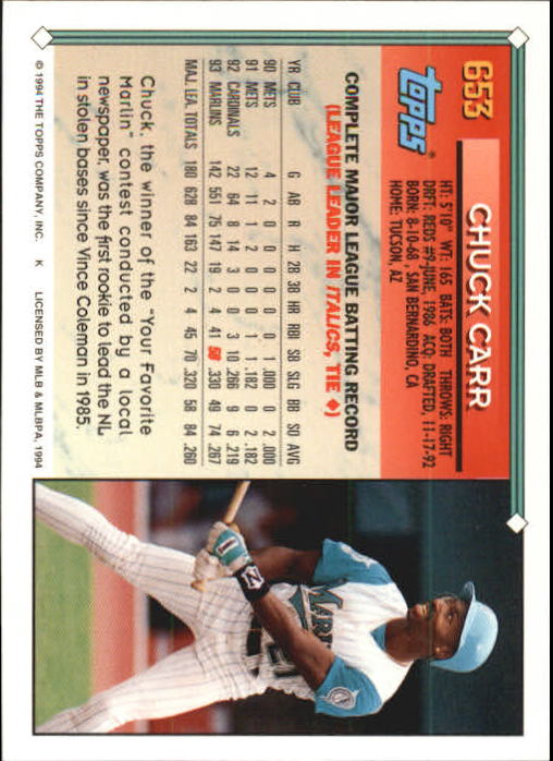 1994 Topps Gold Baseball Singles - You Choose - Picture 308 of 346