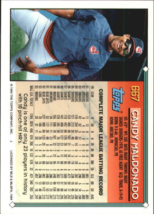 1994 Topps Gold Baseball Singles - You Choose - Picture 314 of 346